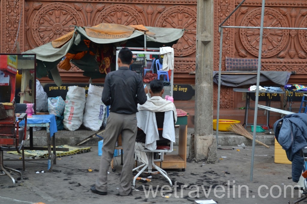 парикмахерская в Камбодже