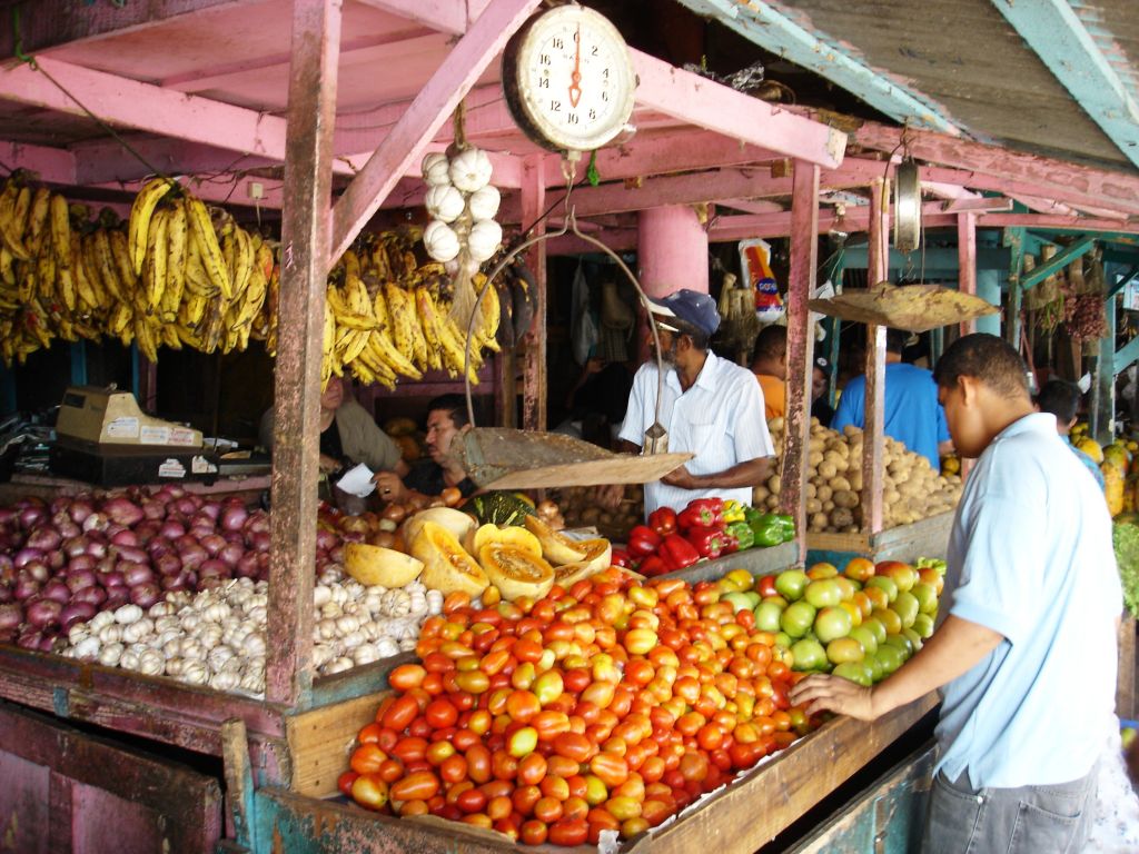 рынок в доминикане