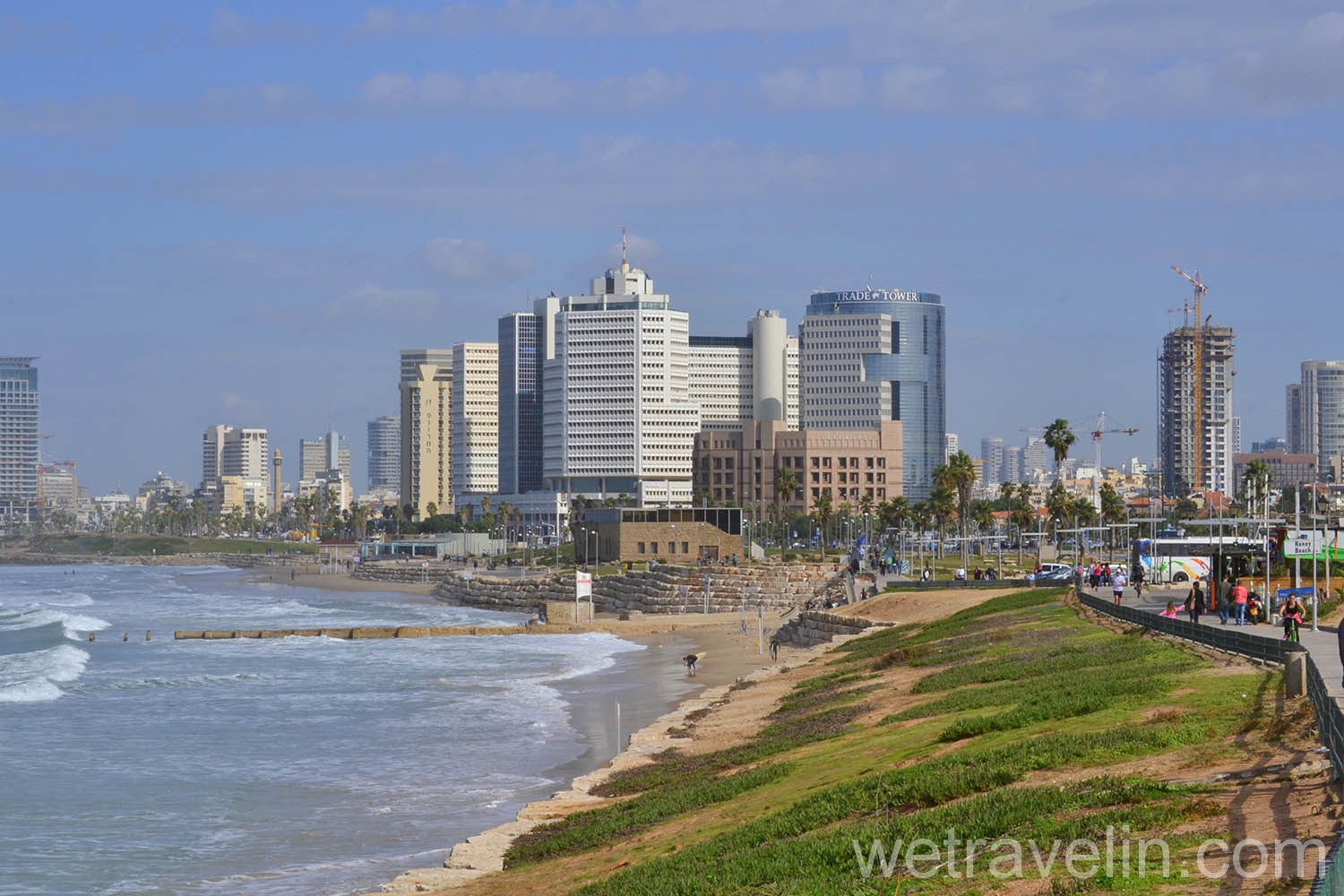 вид на набережную Тель-Авива