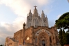 гора tibidabo в Барселоне