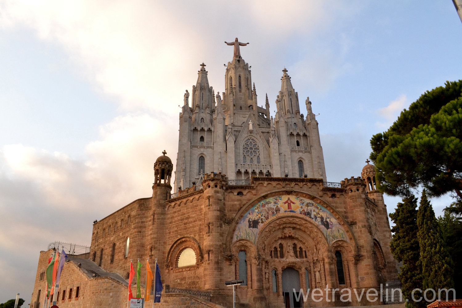  гора tibidabo в Барселоне