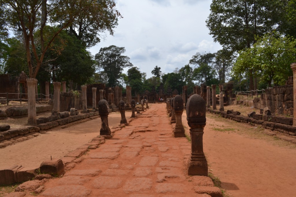 вид храма "Banteay Srei"